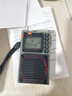 漢榮達 787便攜式全波段DSP收音機支持智能手機APP遙控帶手電筒可以插內存卡藍牙播放全波段收音機 軍綠色+延長(cháng)線(xiàn)+歌曲內存卡 曬單實(shí)拍圖