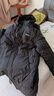 波司登（BOSIDENG）于適同款25新款羽絨服男女同款情侶長(cháng)款寬松舒適連帽面包服外套 【經(jīng)典百搭】黑色|8056 6XL 200/116A 體重約200-210斤 曬單實(shí)拍圖
