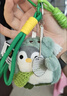 韋戒羽毛球運動(dòng)風(fēng)格掛飾可愛(ài)毛絨小企鵝玩偶背書(shū)包包掛件公仔情侶鑰匙 【材質(zhì)升級/更柔和】玩偶綠企鵝+羽毛球+掛繩 無(wú)規格 曬單實(shí)拍圖