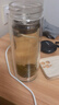 WINTERPALACE雙層玻璃杯泡茶水杯定制logo刻字活動(dòng)紀念伴手禮品茶水分離杯子 曬單實(shí)拍圖