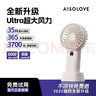 SOLOVE素樂(lè )質(zhì)造N9ultra手持小風(fēng)扇USB充電便攜式小電扇夏季戶(hù)外大風(fēng)力學(xué)生宿舍辦公桌面6000mAh長(cháng)續航 白 曬單實(shí)拍圖