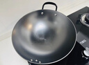 華邦味之星鑄鐵無(wú)涂層圓底加深炒鍋輕型老式生鐵鍋不生銹不易粘鍋 30cm [平底]送鍋蓋鍋鏟電磁爐燃氣 曬單實(shí)拍圖