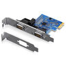 綠聯(lián)PCI-E轉RS232雙串口轉接卡 PCI轉COM串口9針接口擴展卡rs232多串口光纜拓展卡 80116 曬單實(shí)拍圖