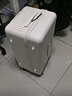 voyagetime行李箱拉桿箱防刮五輪出國留學(xué)登機箱大容量Trunk箱 白色 26英寸 曬單實(shí)拍圖