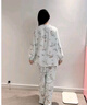 婧麒月子服純棉產(chǎn)后十月份春秋季孕婦睡衣哺乳喂奶懷孕期家居服女 【四季180g】莓莓鴨游·純凈天山棉·柔滑舒爽 L 曬單實(shí)拍圖