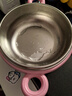 licheers嬰兒輔食碗恒溫注水保溫碗寶寶嬰幼兒童碗316不銹鋼吃飯餐具 曬單實(shí)拍圖