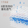 十月結晶嬰兒紗布浴巾新生兒浴巾純棉紗布浴巾 【連帽】海洋精靈90*90cm 曬單實(shí)拍圖