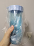 特百惠（Tupperware）瑩彩430ML塑料杯男女士學(xué)生夏季運動(dòng)水杯子戶(hù)外便攜大容量 冰水藍 曬單實(shí)拍圖