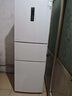 美菱（MeiLing）離子凈271升三門(mén)冰箱三開(kāi)門(mén)家用變頻一級省電風(fēng)冷無(wú)霜宿舍租房小戶(hù)型冰箱BCD-271WP3CX白國家補貼 曬單實(shí)拍圖
