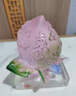 廣贊萊琉璃工藝品送老人長(cháng)輩生日賀壽禮品松喬之壽桃擺件客廳家宴擺設 小號粉色琉璃松喬之壽 曬單實(shí)拍圖