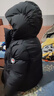 保姆鵝 兒童羽絨服短款連帽聚暖童裝男女童防風(fēng)御寒加厚外套冬[NG2860] 炭黑 130 曬單實(shí)拍圖