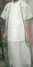 蘇漢唐漢服男童夏款唐裝兒童國風(fēng)套裝中秋演出服 上衣+褲子+掛包 100 曬單實(shí)拍圖