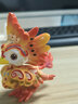 多彩桔子 COLORFUL ORANGE高檔蛇年原創(chuàng  )吉祥物十二生肖全套桌面車(chē)載裝飾品男女生日新年禮物 旺財-雞 8cm 曬單實(shí)拍圖