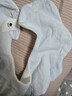 babycare嬰兒純棉口水巾新生寶寶花瓣圍嘴口水圍兜方巾28*28cm樹袋熊3條裝 曬單實拍圖