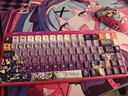 狼蛛（AULA）HERO84HE磁軸鍵盤(pán)75配列客制化RT電競游戲專(zhuān)用8K回報率有線(xiàn)機械84鍵 RGB炫彩燈箱網(wǎng)頁(yè)驅動(dòng)無(wú)畏契約 紫荊紅漸變【玉帝磁軸】-鋁合金定位板 曬單實(shí)拍圖