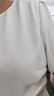 尚都比拉設計感拼接連衣裙夏季高級感氣質(zhì)百褶裙小個(gè)子中長(cháng)裙子 杏色 M 曬單實(shí)拍圖