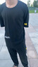 花花公子運動(dòng)套裝男士休閑夏裝2026新款冰絲短袖t恤男裝潮流帥氣一整套 855黑色 2XL 曬單實(shí)拍圖