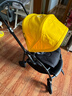 博格步（BUGABOO）荷蘭Bugaboo Bee6博格步多功能輕便城市型雙向可折疊嬰兒推車(chē) 黑架檸檬黃 黑座 曬單實(shí)拍圖