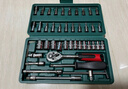 綠林（GREENER）47件套筒扳手汽修工具箱套裝棘輪摩托修車(chē)公路全套快速扭力螺絲 曬單實(shí)拍圖