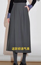 初語(yǔ)氣質(zhì)深灰色半身裙女2025年春季新款法式高級感百搭中長(cháng)西裝裙 深灰色 M 曬單實(shí)拍圖