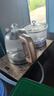開品 全自動底部上水感應(yīng)續(xù)水燒水壺 家用辦公電茶爐燒水消毒電熱水壺 嵌入式玻璃燒水壺茶桌一體套裝 1L 香檳金 20X37CM 燒水煮杯 桶水款 曬單實拍圖