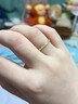 自由說(shuō)爆閃碎金碎碎冰戒指男女款越南仿沙金閉口指環(huán)情侶對(duì)戒生日禮物 戒指默認(rèn)發(fā)7號(hào)，其他尺寸備注 曬單實(shí)拍圖