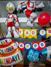 創(chuàng  )承印藝生日場(chǎng)景布置男孩奧特曼主題十周歲派對氣球裝飾電視投屏背景墻 曬單實(shí)拍圖