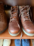 適配E·CCO愛(ài)·步其·樂(lè )沙·馳鞋帶扁平商務(wù)休閑皮鞋中高幫馬丁靴打蠟鞋帶扁男女 深棕色 120cm 曬單實(shí)拍圖