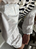 美麗雅一次性防水套袖加長(cháng)20雙袖套女羽絨服工作廚房護袖成人防臟耐磨 曬單實(shí)拍圖