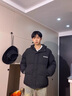 鵲笙棉衣男士冬季棉襖外套潮流寬松立領(lǐng)加厚保暖面包夾克棉服男 606黑色【高品質(zhì)】 M 【建議80-110斤左右】 曬單實(shí)拍圖