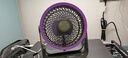 小米已接入米家APP】桌面靜音智能循環(huán)扇usb可充電學(xué)生宿舍家用小風(fēng)扇 輕奢紫頂配款【米家遠程操控】 曬單實(shí)拍圖