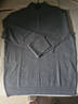 才子（TRIES）商務(wù)男士半高領(lǐng)羊毛衫秋冬純色毛衣男100%純羊毛輕奢保暖針織衫 灰色 2XL 52 180/96A 曬單實(shí)拍圖