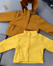 G.DUCKKIDS童裝兒童沖鋒衣三合一可拆卸春秋裝男童外套防風(fēng)夾克小童男孩風(fēng)衣 黃色三合一 100  【建議身高95cm左右】 曬單實(shí)拍圖