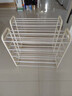 坤奉家用入門(mén)鞋架鐵藝多層門(mén)口入戶(hù)室內宿舍出租屋必備簡(jiǎn)易窄款小鞋柜 四層白色【45*23*58CM】 曬單實(shí)拍圖