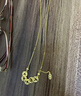 周六福五帝錢(qián)黃金項(xiàng)鏈女足金吊墜生日禮物計(jì)價(jià)A0615182 約5.53g 40+5cm 曬單實(shí)拍圖
