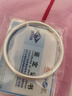 老福黃金足銀手鐲古法素圈女實(shí)心999純銀磨砂媽媽生日禮物 圈口56# 35g 曬單實(shí)拍圖