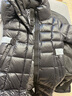 坦博爾鵝絨服女長(cháng)款連帽收腰顯瘦加厚保暖女士羽絨服550890D極光黑175 曬單實(shí)拍圖