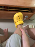 牧童兒童拖鞋夏男寶寶洞洞鞋軟底女童卡通洗澡嬰幼兒家居鞋奶獅黃150 曬單實(shí)拍圖