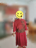 皮爾卡丹喜婆婆婚宴裝年輕媽I媽結婚禮服高貴女春秋旗袍連衣裙套裝小個(gè)子 紅色 3XL 曬單實(shí)拍圖