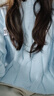 CTOX甜美慵懶感藍色毛衣女秋冬季2025新款百搭寬松加厚套頭針織衫上衣 【藍色】 M 45/55kg 曬單實(shí)拍圖
