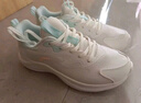 安踏漫步丨跳繩女鞋跑鞋休閑鞋減震跑步鞋女 象牙白/泡沫綠-1 36 曬單實(shí)拍圖