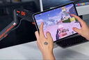 競閃iPad支架磁吸懸臂風(fēng)爪散熱 機械臂平板支架降溫 電競王者吃雞游戲萬(wàn)向升降旋轉蘋(píng)果華為小米平板 【ipad平板通用】懸臂支架黑色+鳳爪磁吸頭 曬單實(shí)拍圖