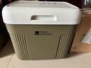 牧高笛（MOBIGARDEN）寒霜10L保溫箱 戶(hù)外露營(yíng)大容量?jì)ξ锸占{保鮮箱 NX24684004 橄欖綠 曬單實(shí)拍圖
