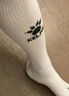 卡爾美（KELME）成人長(zhǎng)筒足球襪加厚毛巾底防滑比賽訓(xùn)練運(yùn)動(dòng)高筒襪子男 白色 曬單實(shí)拍圖