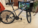 鳳凰鋁合金山地自行車成年人男士女士油剎可鎖雙減震山地車自行車學(xué)生 肖光灰/全軸承/輻條輪 27.5英寸（適合身高170-190） 24速鳳凰定位變速【碳鋼車架】 曬單實(shí)拍圖