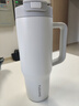 富光316L吸管保溫保冷杯大容量密封男女冰霸杯巨無(wú)霸水杯子泡茶杯白色 曬單實(shí)拍圖