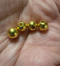 縱橫金業(yè)足金999  黃金轉(zhuǎn)運(yùn)珠 金珠子  1克 單顆 散珠 手串diy 1克  轉(zhuǎn)運(yùn)珠 曬單實(shí)拍圖