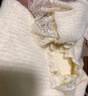百圖betu女裝冬季新款毛衣蕾絲花邊半高領(lǐng)長(cháng)袖打底衫女2311T30 米白 L 曬單實(shí)拍圖