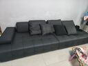 林氏家居勞倫斯真皮沙發(fā)客廳直排像素沙發(fā)大戶(hù)型多用扶手意式家具PS514 【爆】黑茶色|3.2m|加厚頭層牛皮 曬單實(shí)拍圖