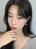 LnieerS925銀針珍珠耳環(huán)女養(yǎng)耳洞耳墜耳釘2025新款輕奢百搭金色耳扣耳飾 【S925銀針】8mm施家珍珠耳環(huán) 曬單實拍圖